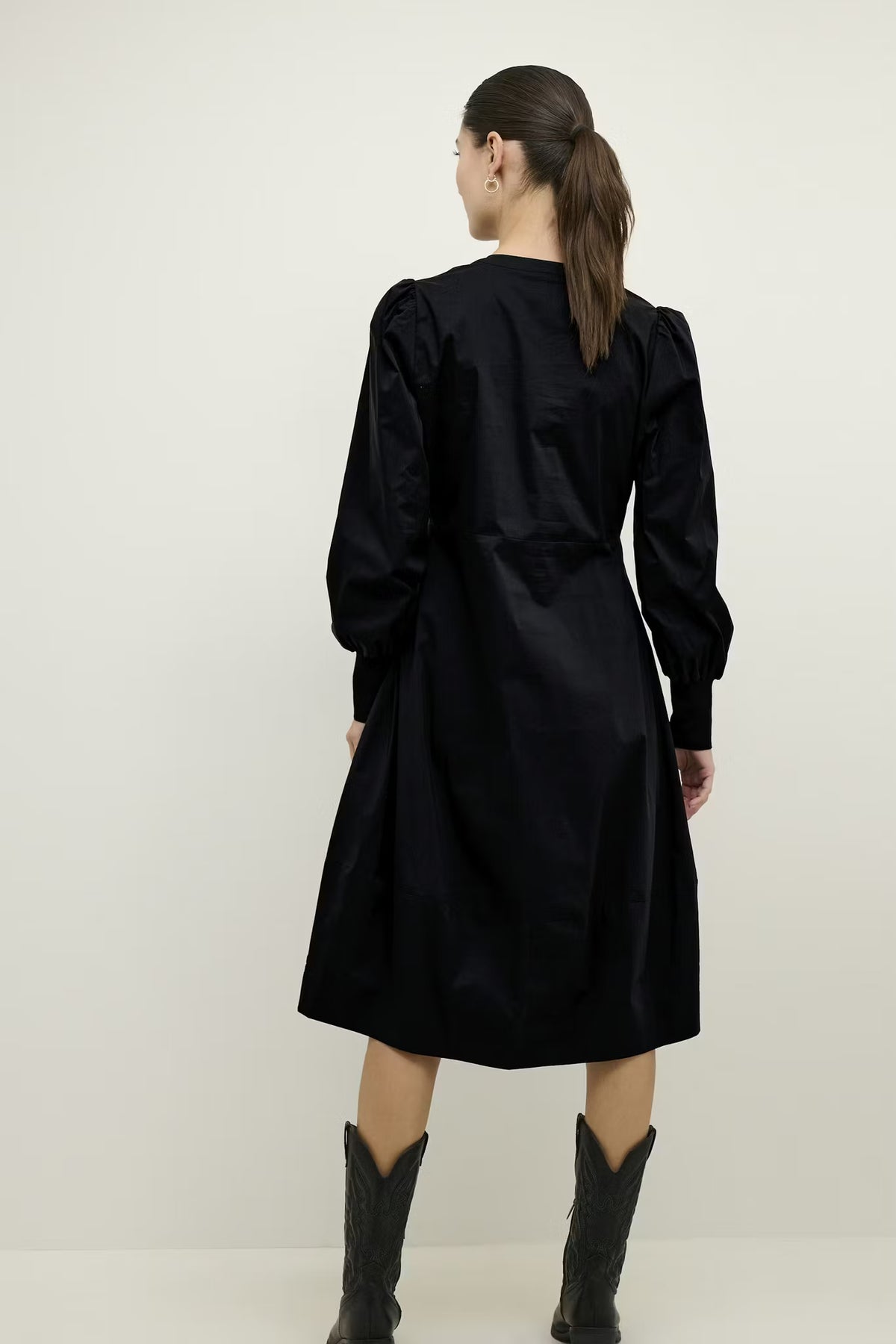 Antoinett Rib Dress Black Culture