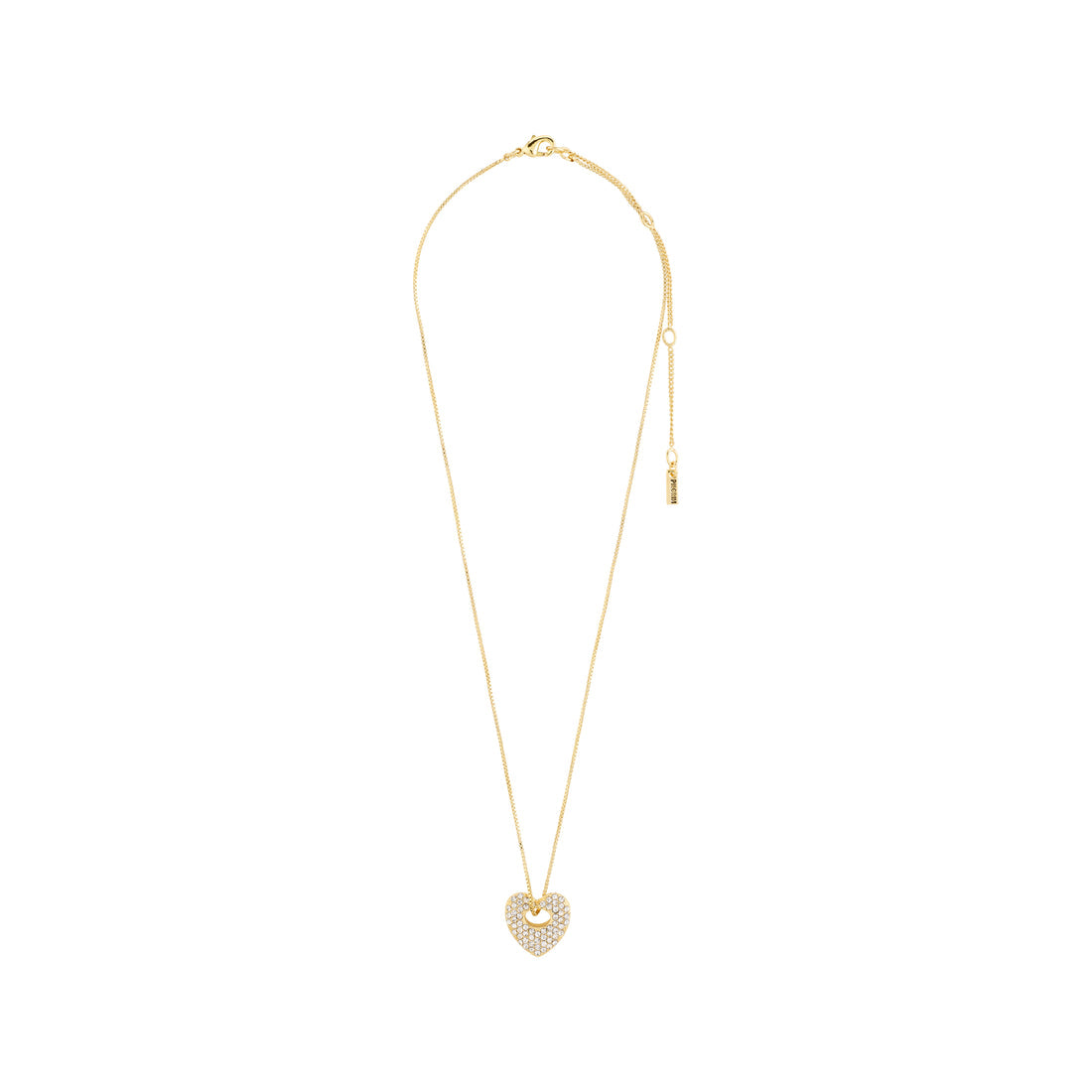 Dune Heart Necklace Gold Pilgrim