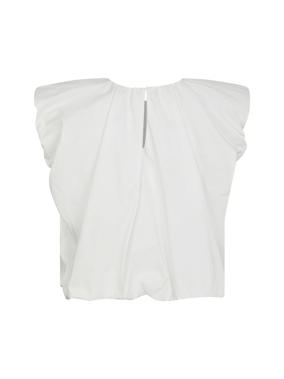 Ivania Poplin Top White Neo Noir