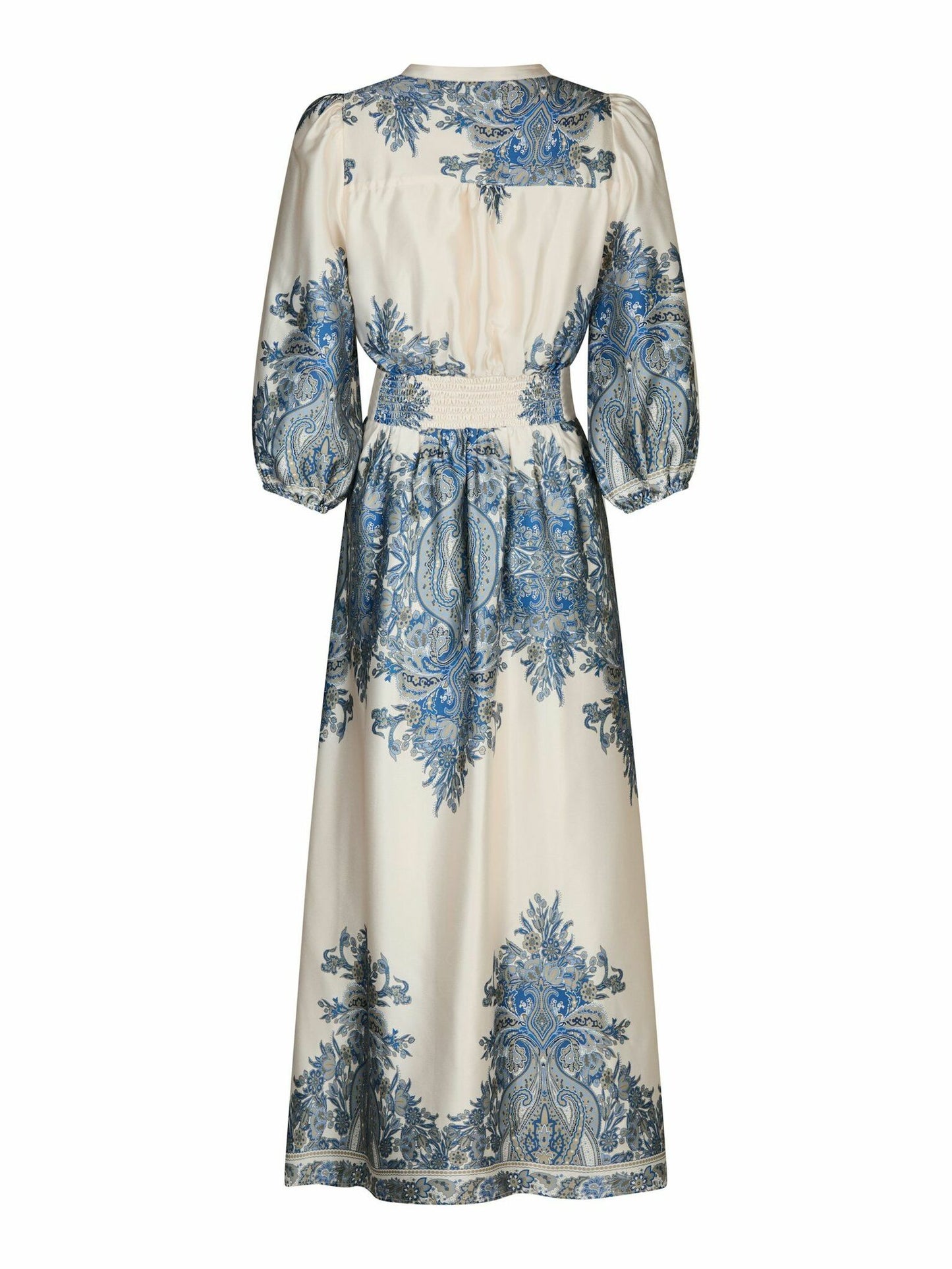 Stellar Artist Paisley Dress Ash Blue Neo Noir