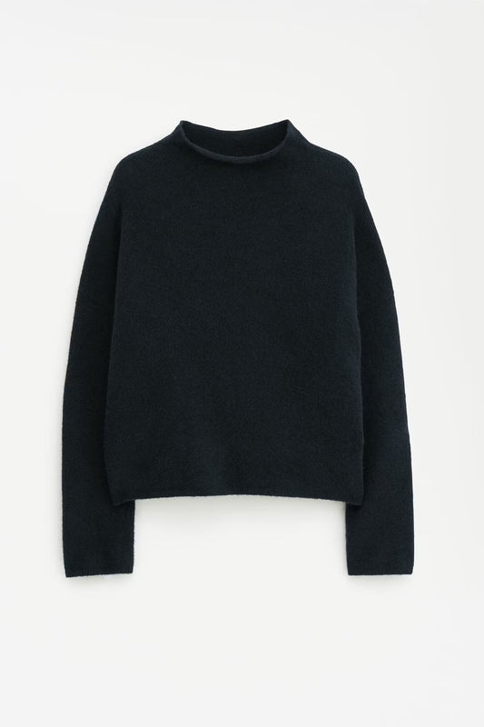 Mika Yak Funnelneck Sweater Black Filippa K