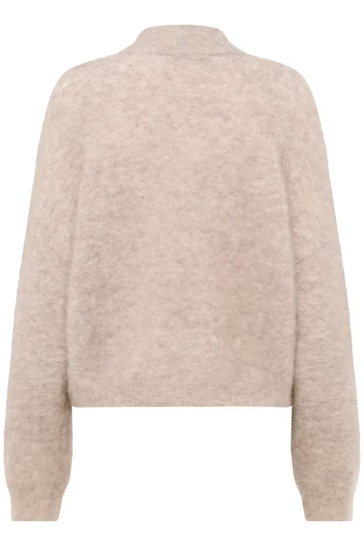 Debbie Pullover Warm Sand Melange Gestuz