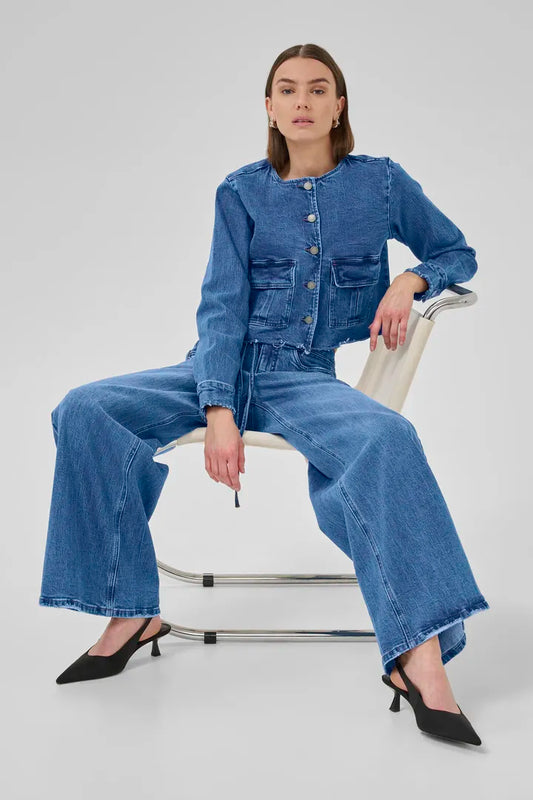 DangoMW 144 Short Jacket Medium Blue Wash My Essential Wardrobe