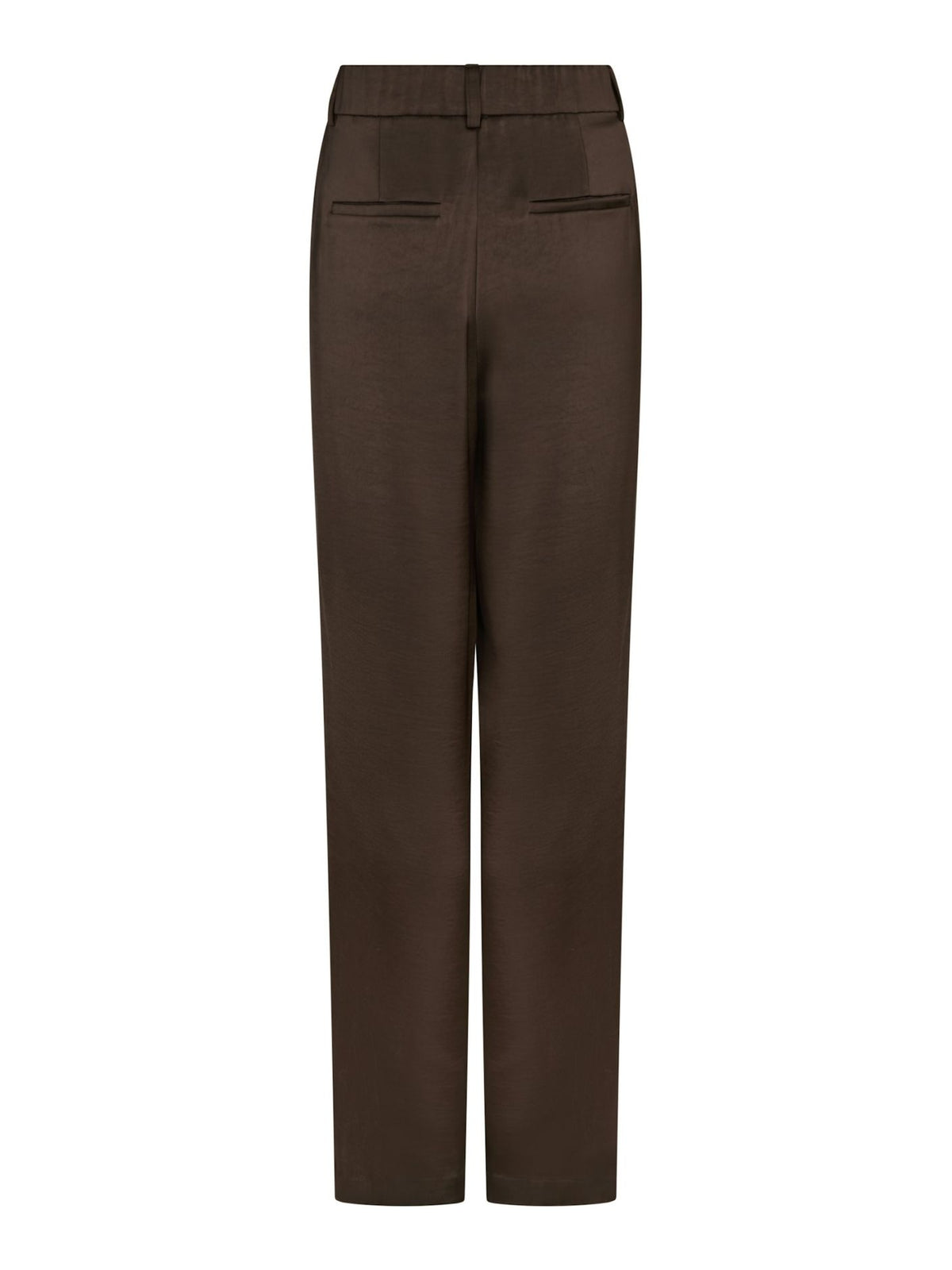 Emmett Heavy Sateen Pants Dark Brown Neo Noir