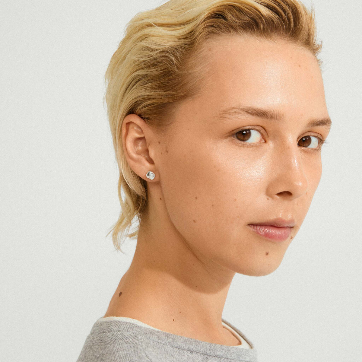 Sense Earrings Silver Pilgrim