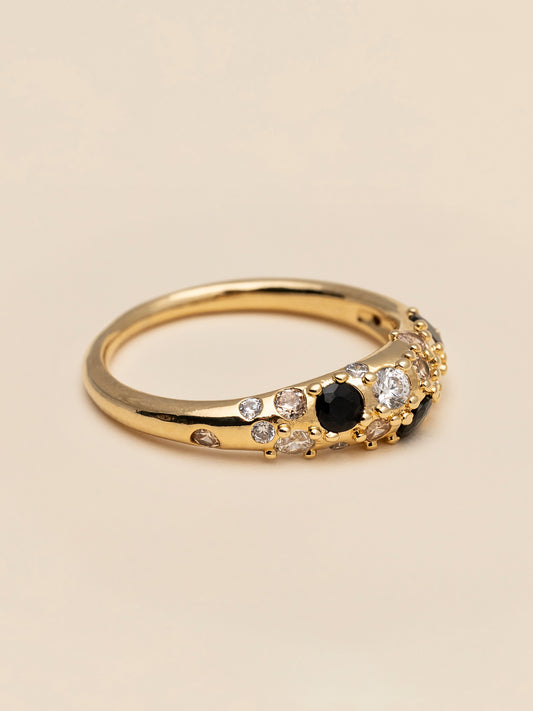 Hermes Hoops Noir/Champagne Ylva Li