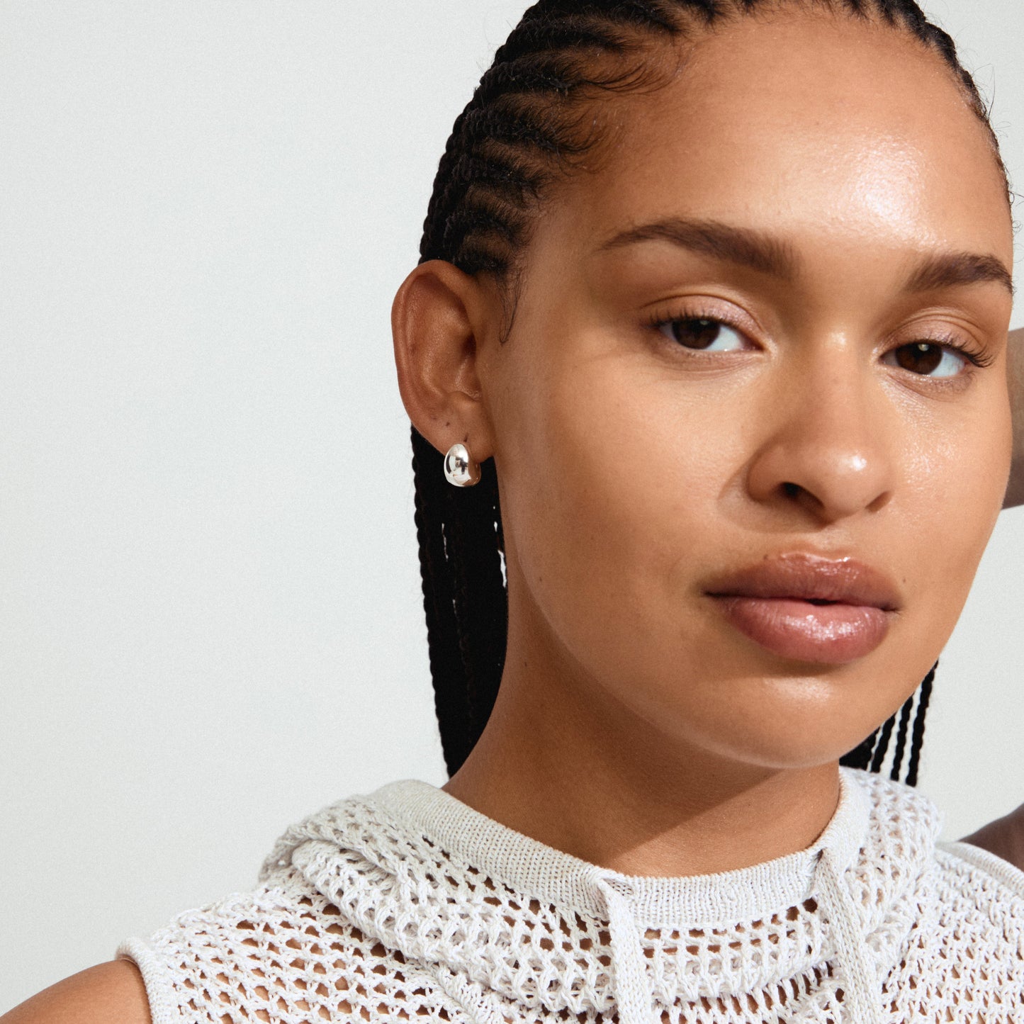 Jua Earrings Silver Pilgrim