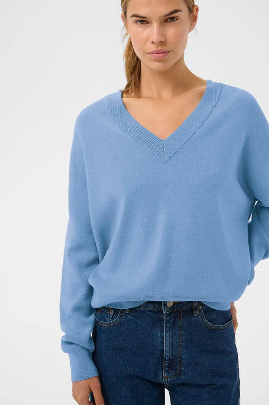 FosterIW V-neck Pullover Riviera Melange InWear