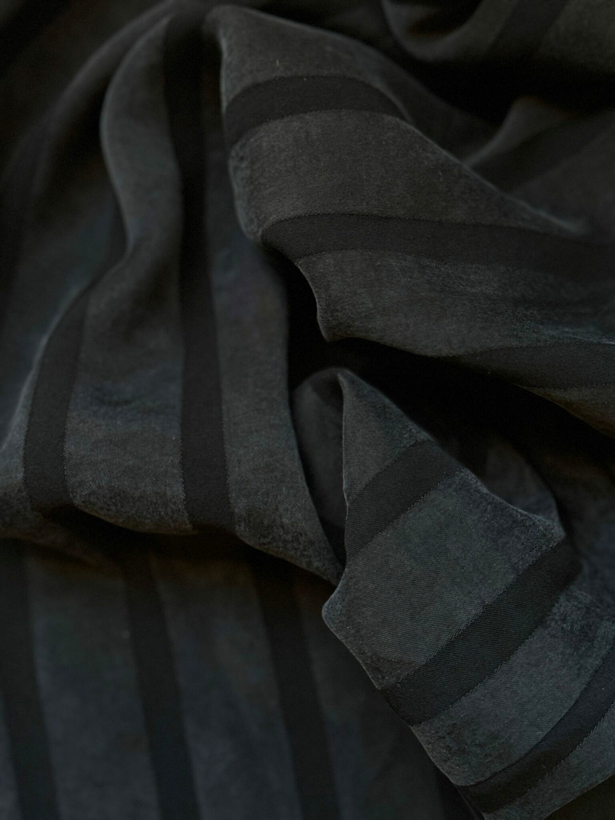 Vacant Pants Wide Black Stripe A Part of the Art