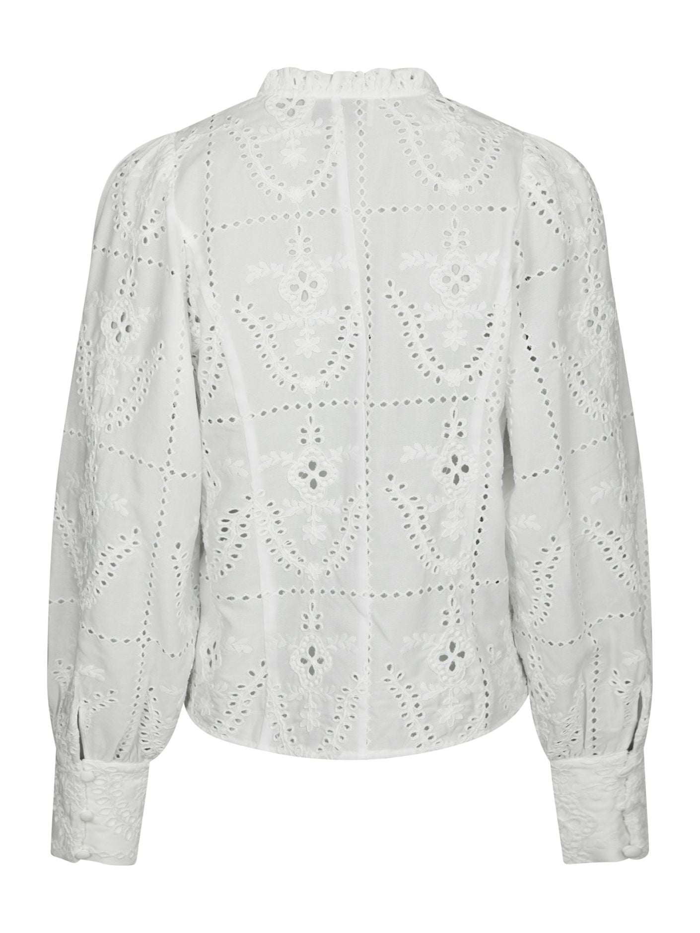 Gilda Embroidery Blouse White Neo Noir