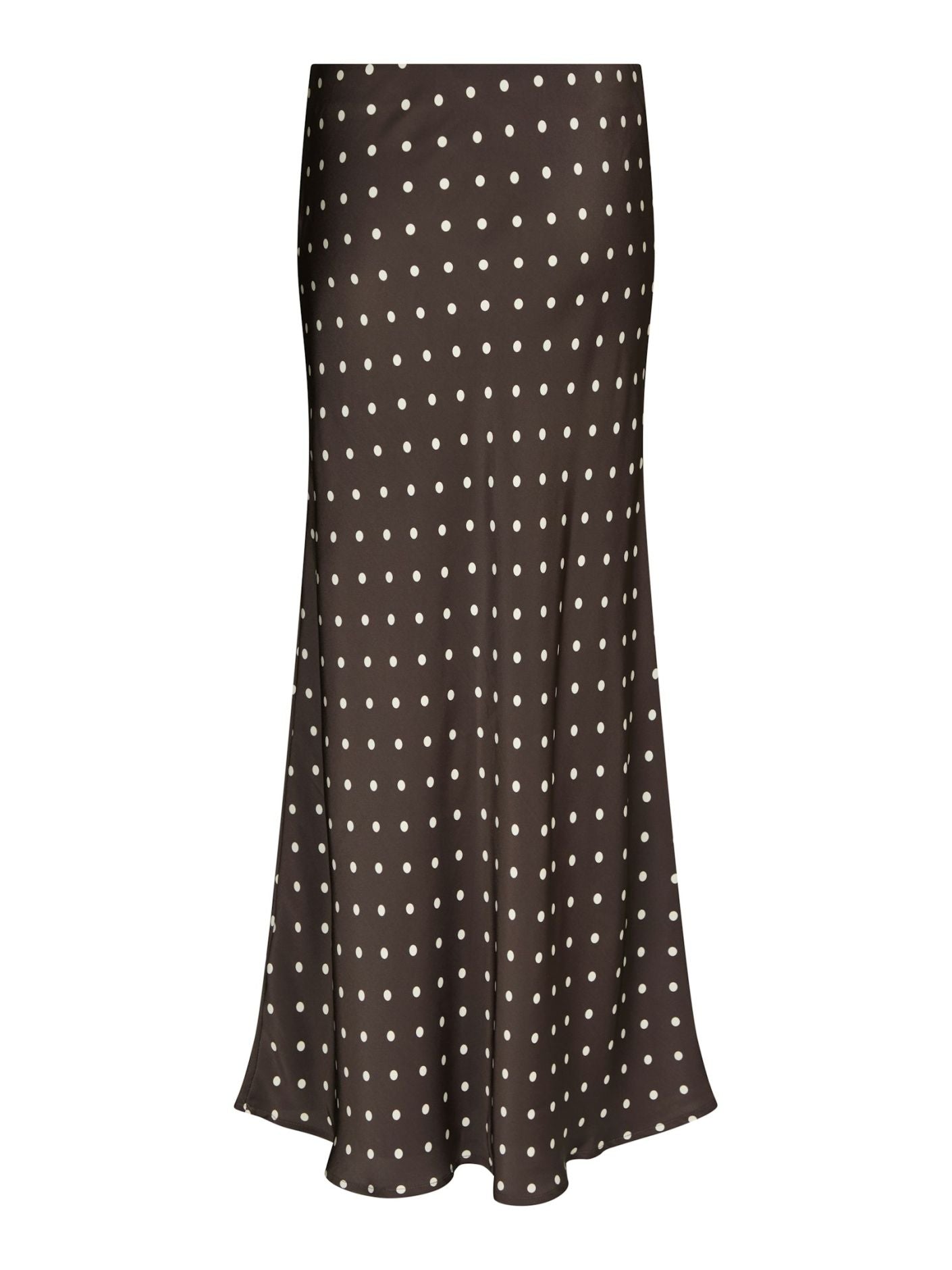 Viso Dot Skirt Dark Brown Neo Noir