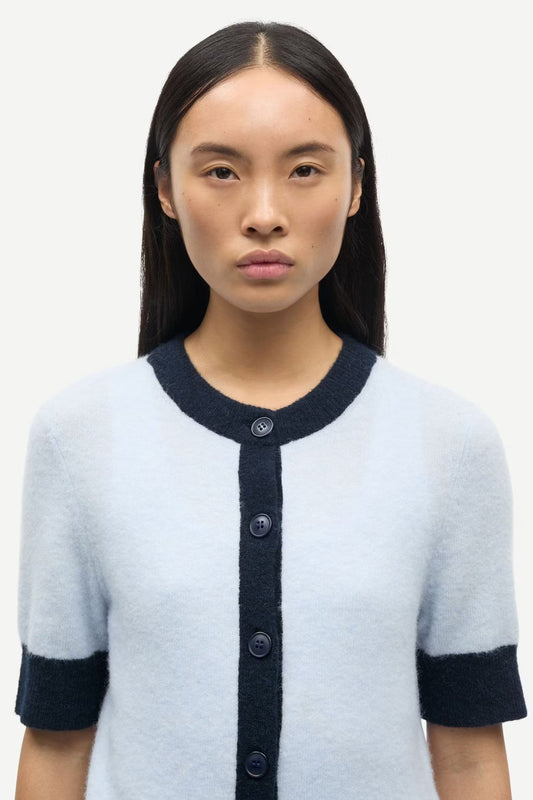Sanoura SS Cardigan 15556 Gray Dawn Samsoe Samsoe