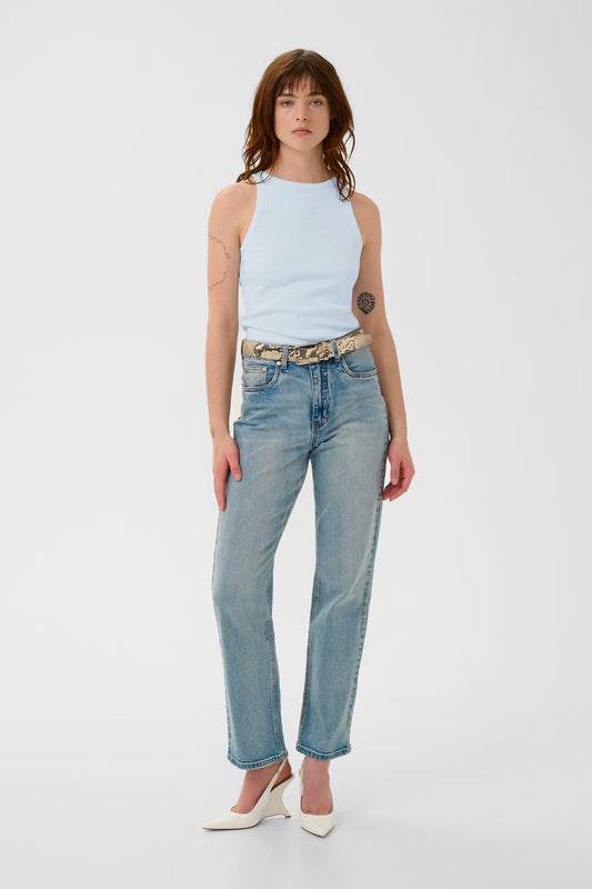 Drew Logo Tank 2.0 Blue Finch Gestuz