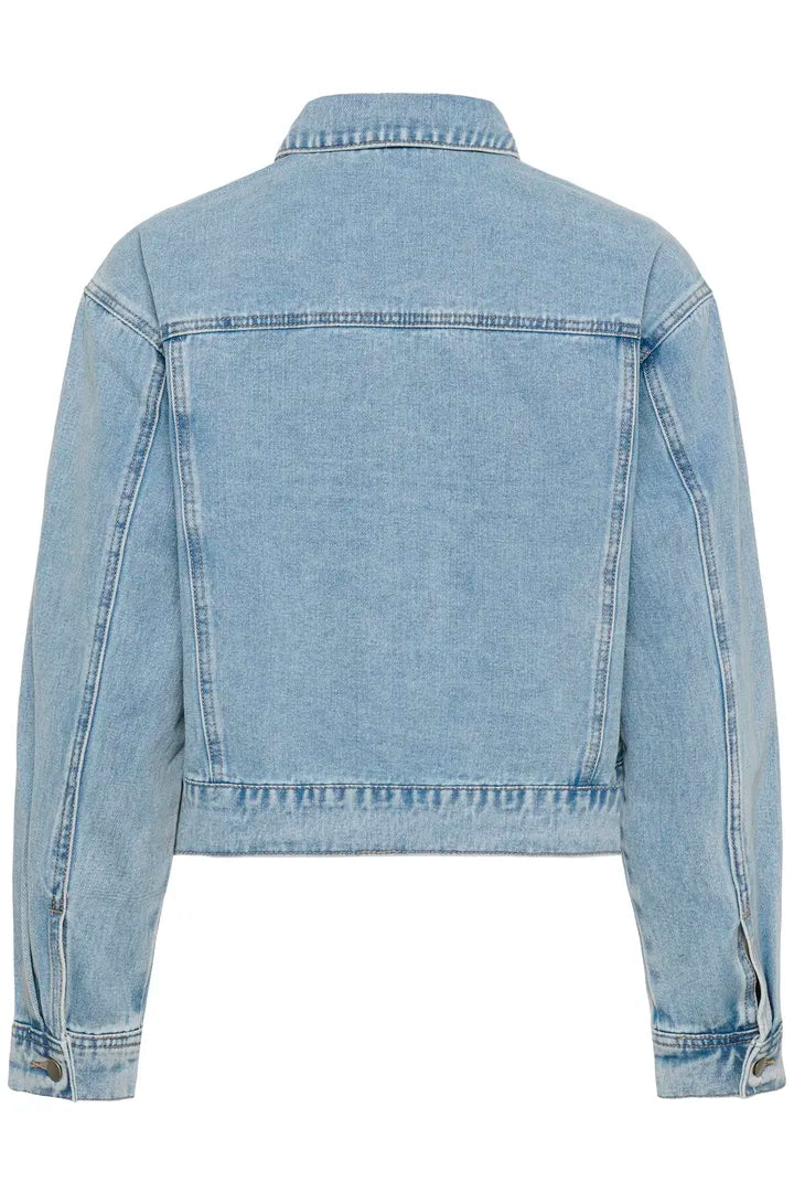 Tiala Aniceta Embroidery Jacket Light Blue Wash Culture