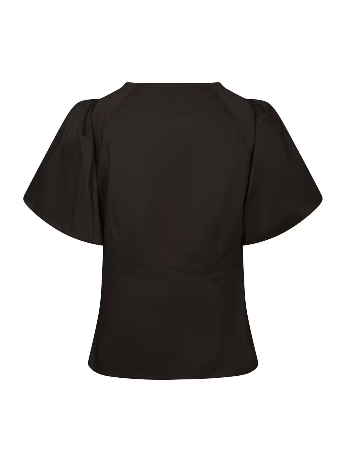 Irina Poplin Blouse Chocolate Brown Neo Noir