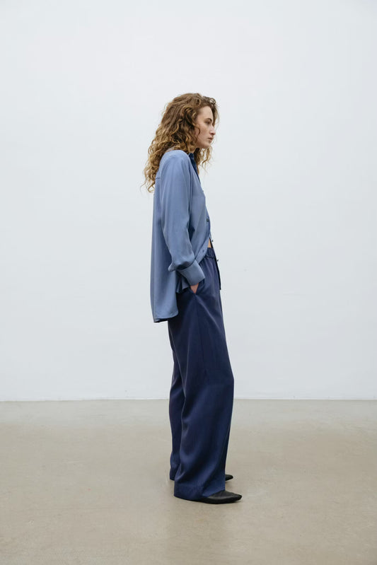 Daily Shirt Pale Indigo A Part of the Art