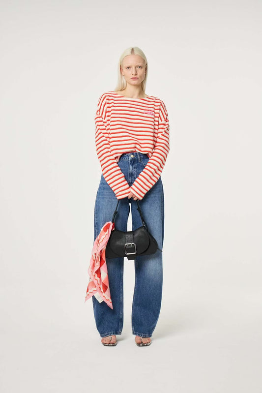 Celina Top Cosy White/Tangerine Tango Fabienne Chapot