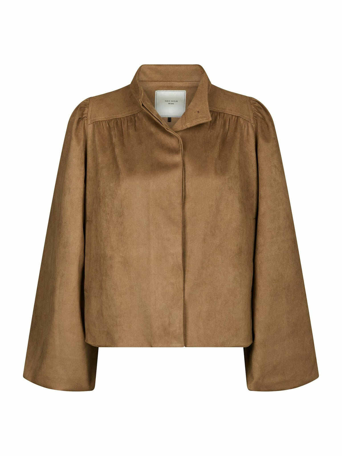 Tirsa Faux Suede Jacket Cognac Neo Noir