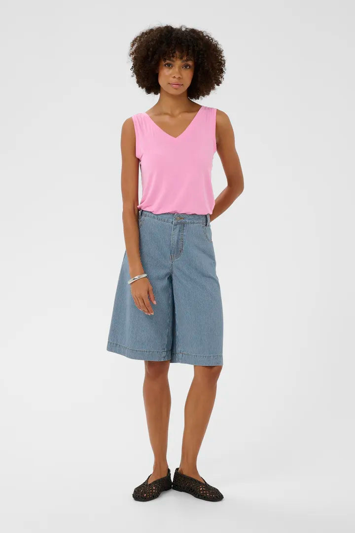 Ayna City Shorts Blue/White Stripe Culture