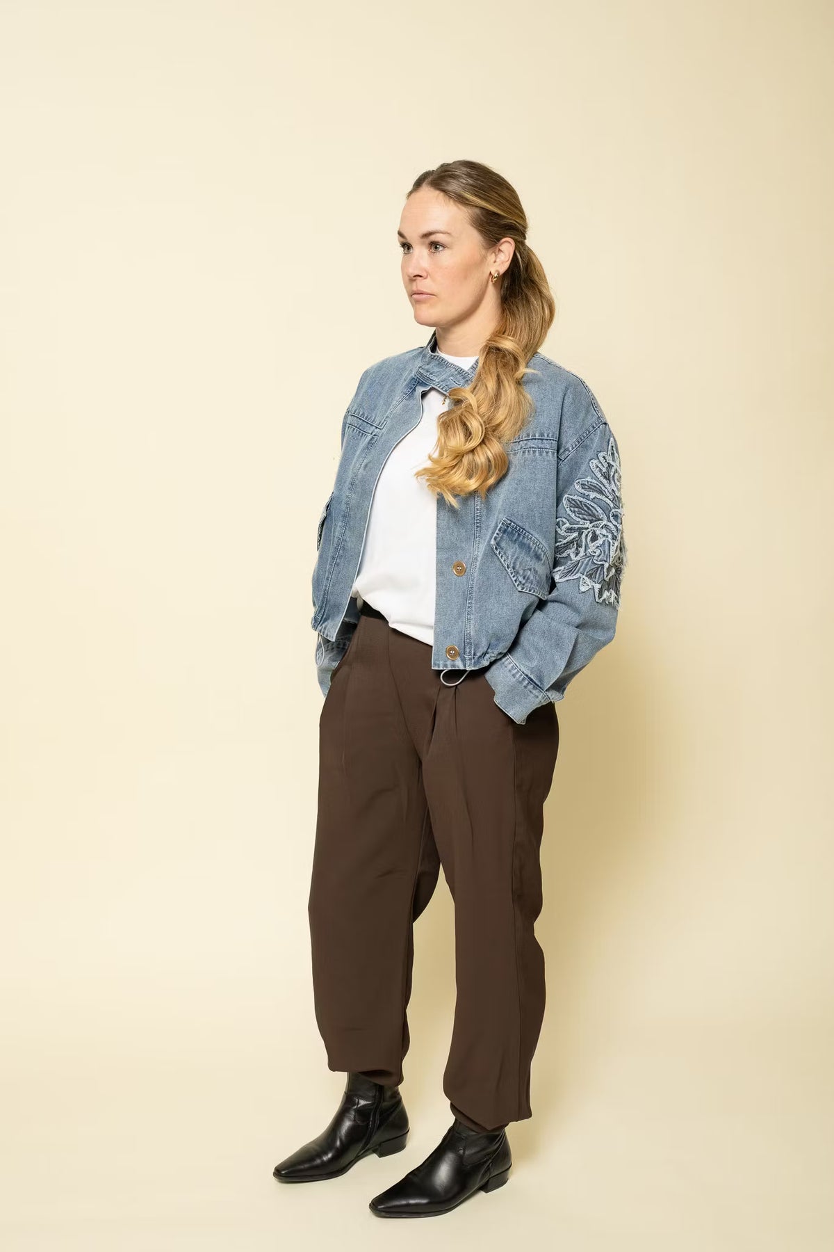 SallieGO Jacket Denim Blue Gossia