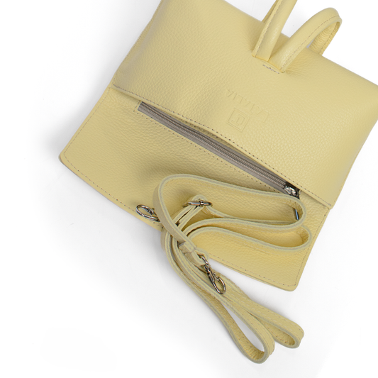 Barletta Clutch Pastel Yellow Latalia