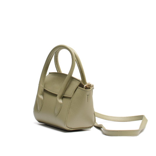 Bari Leather Bag Matcha Latalia