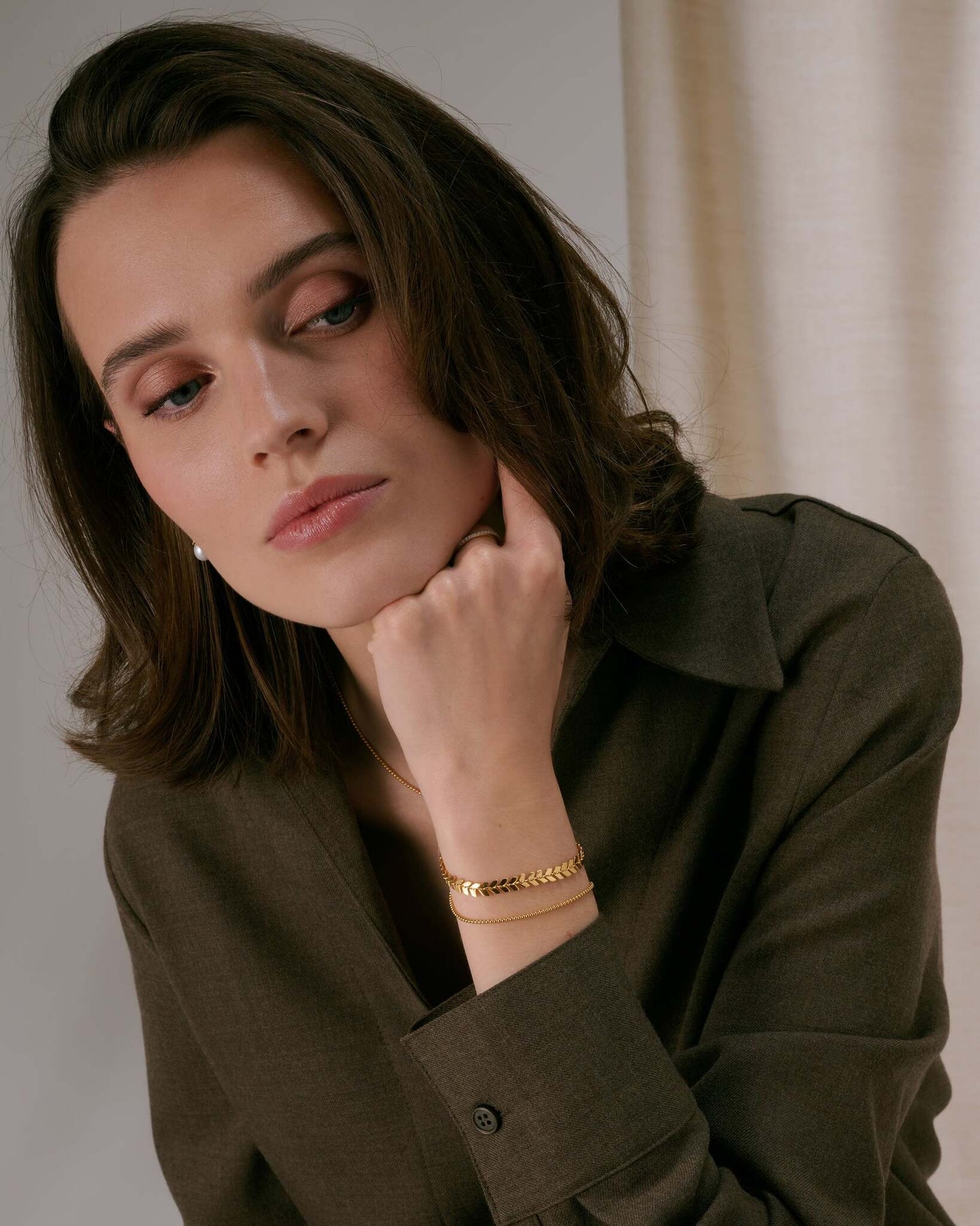 Sheer Doria Bracelet Gold Syster P