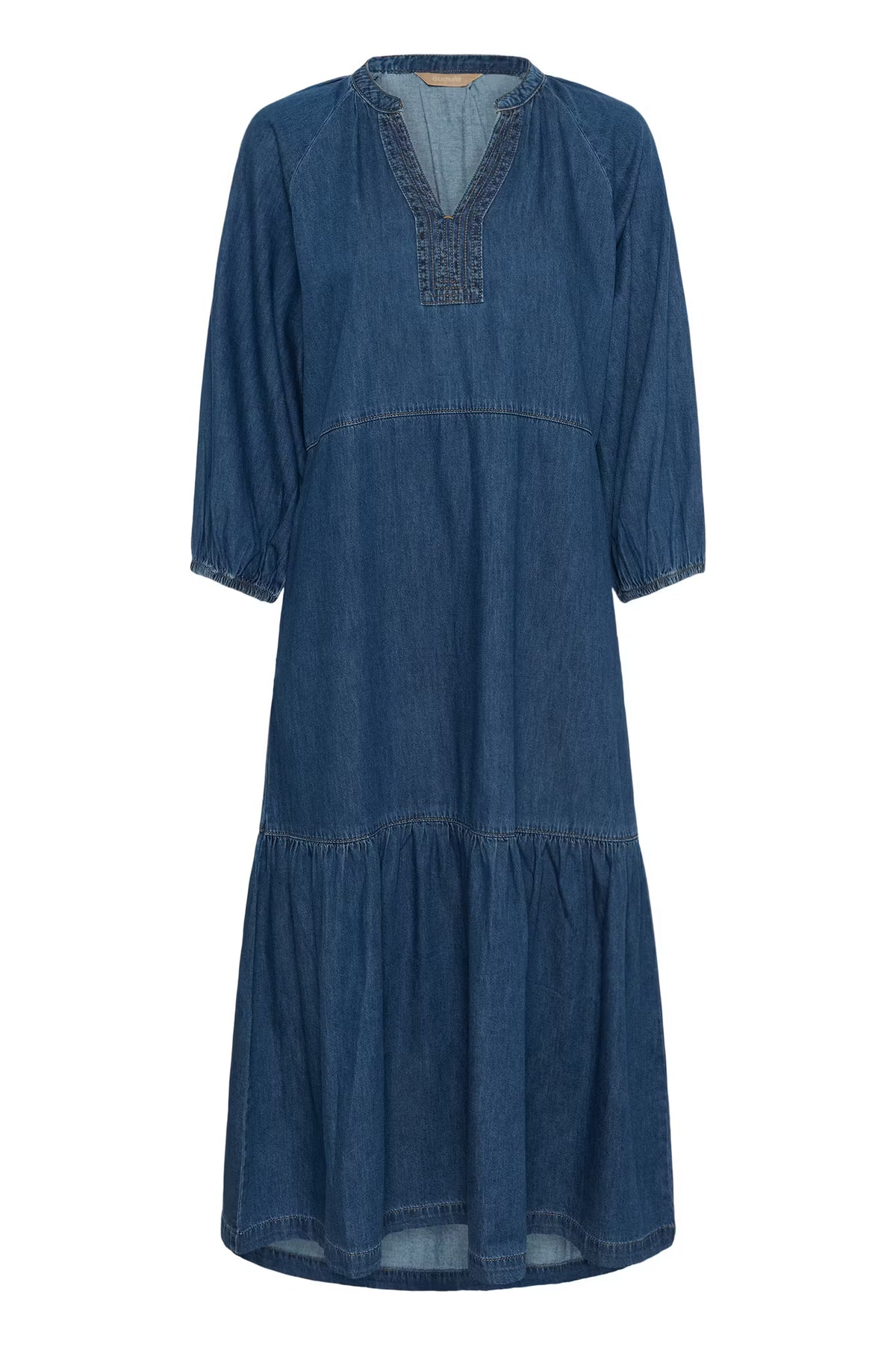Lava Arpa Long Dress Dark Blue Wash Culture