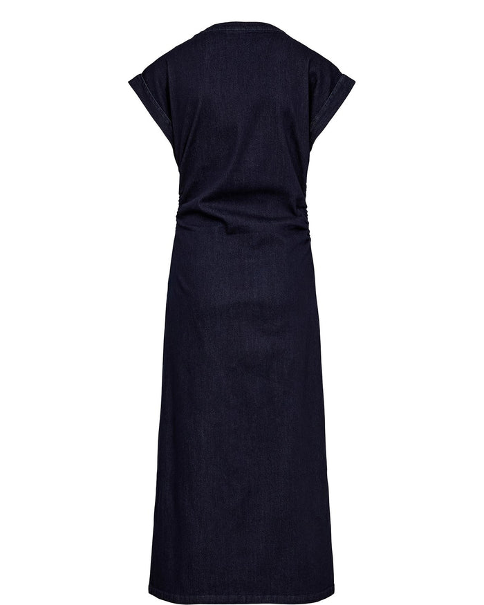 Aletta Dress Dark Blue Denim Nümph