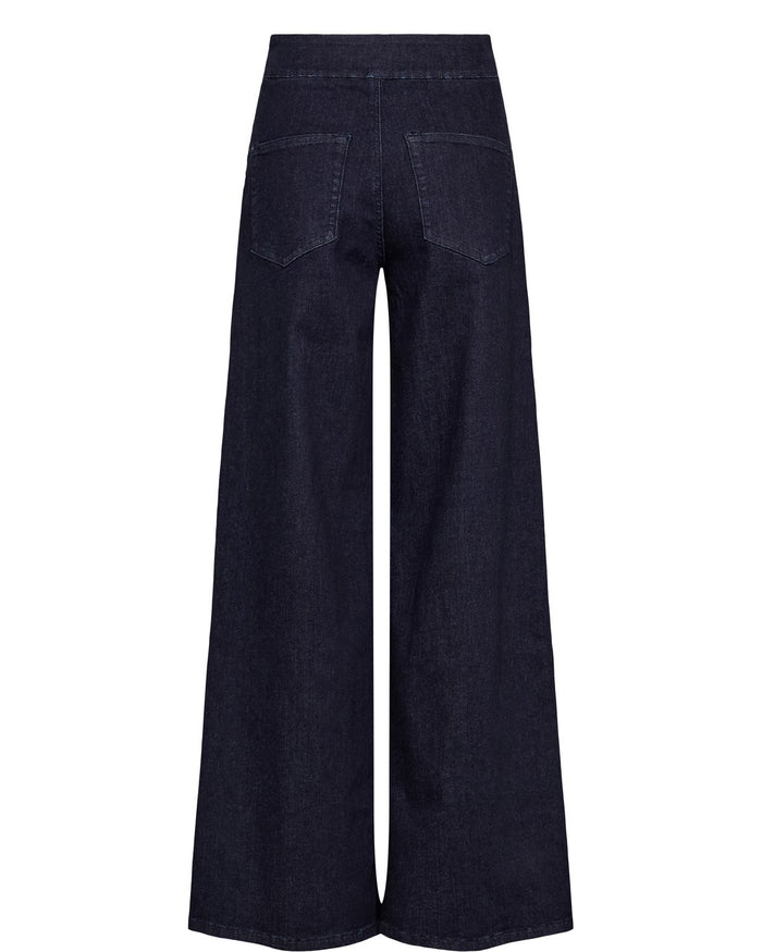 Seattle HR Wide Jeans Dark Blue Denim Nümph