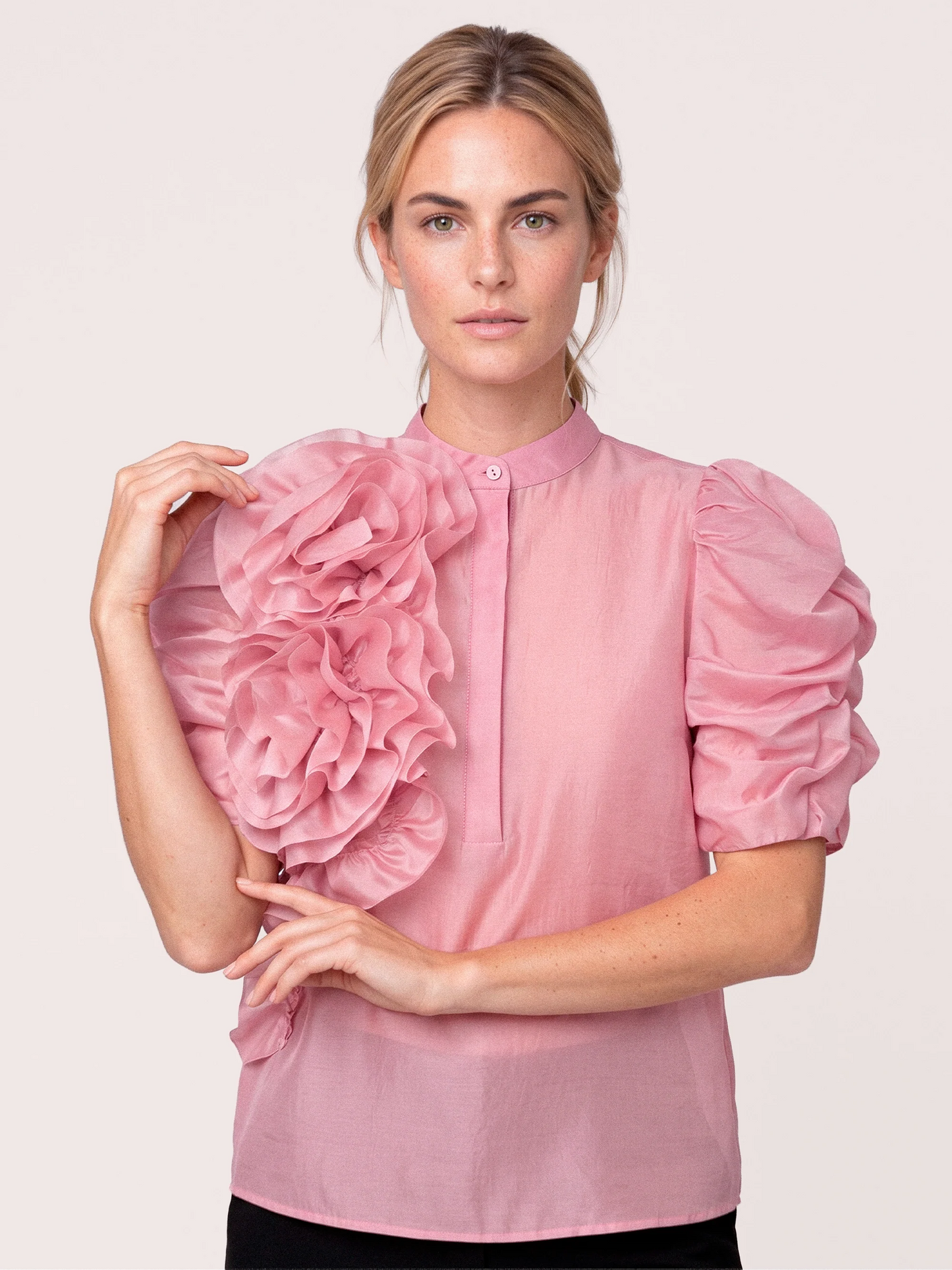 AnnsofiGO Blouse Rose Bloom Gossia