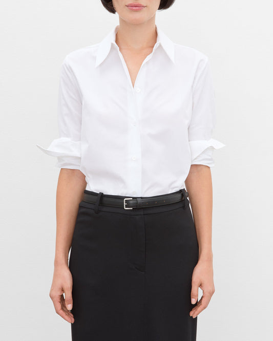 Babette Leather Black Flattered