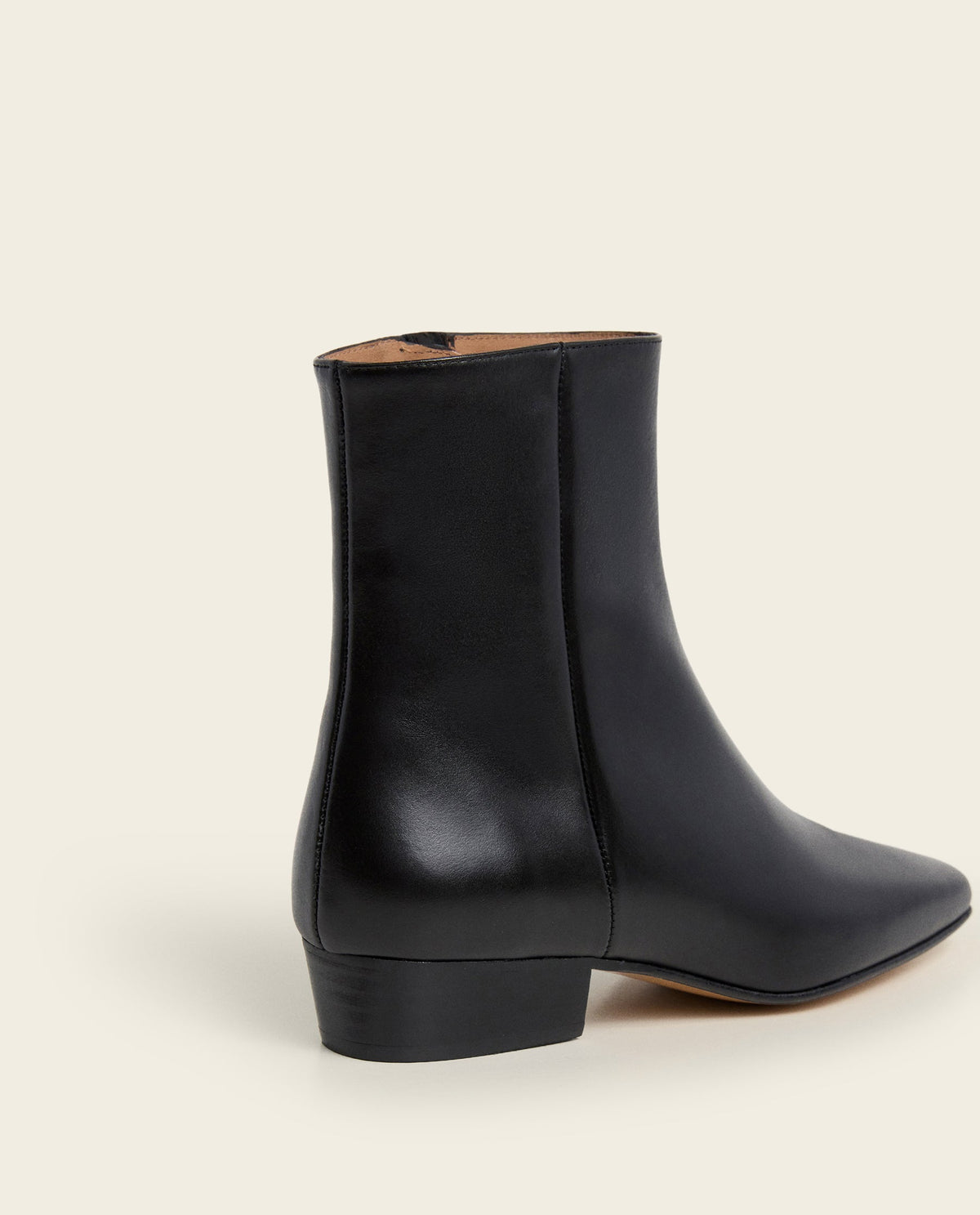 Rami Black Leather Flattered