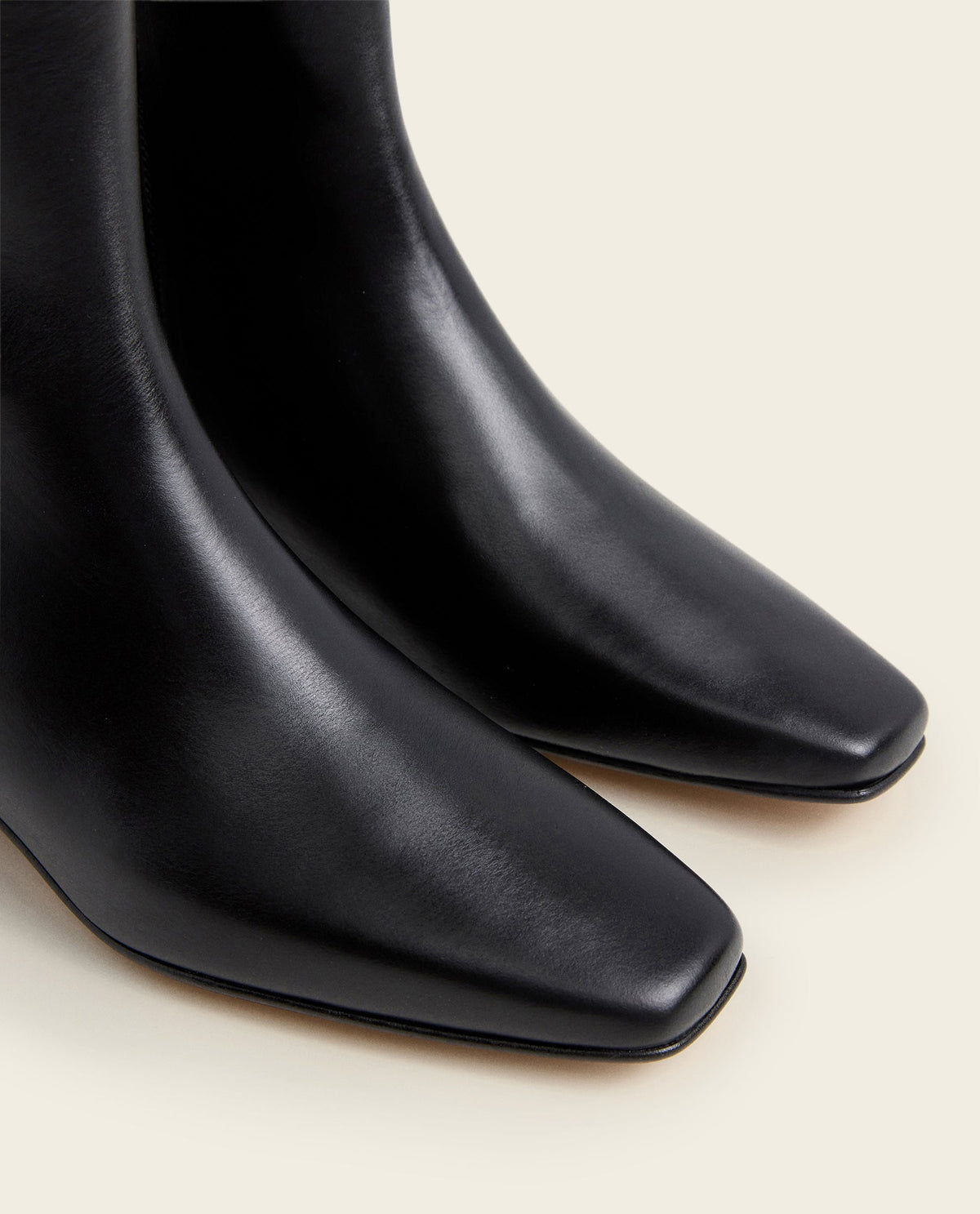 Rami Black Leather Flattered
