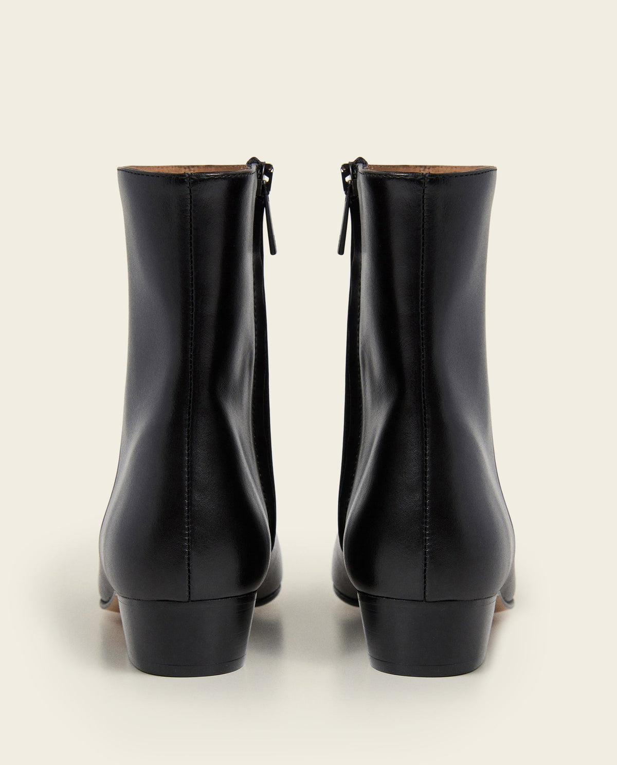Rami Black Leather Flattered