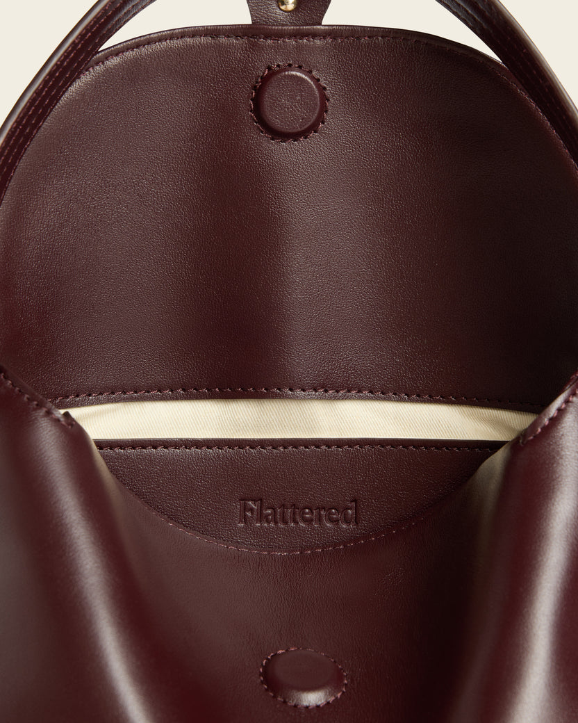 Gaia Mini Bag Burgundy Flattered