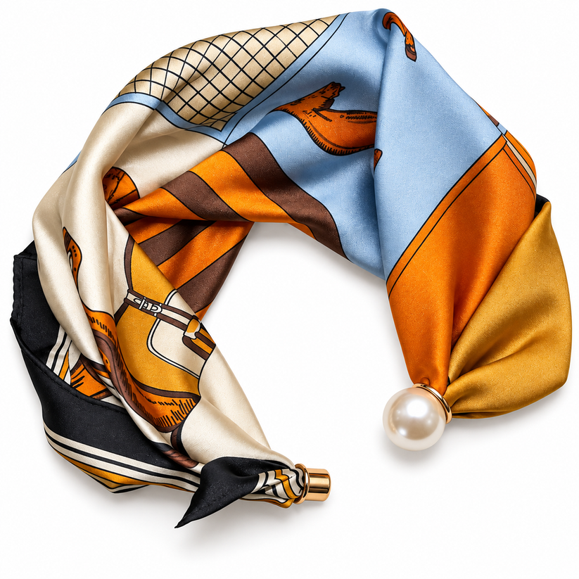 Magnetic Scarf Horse Print The Shoelace Brand