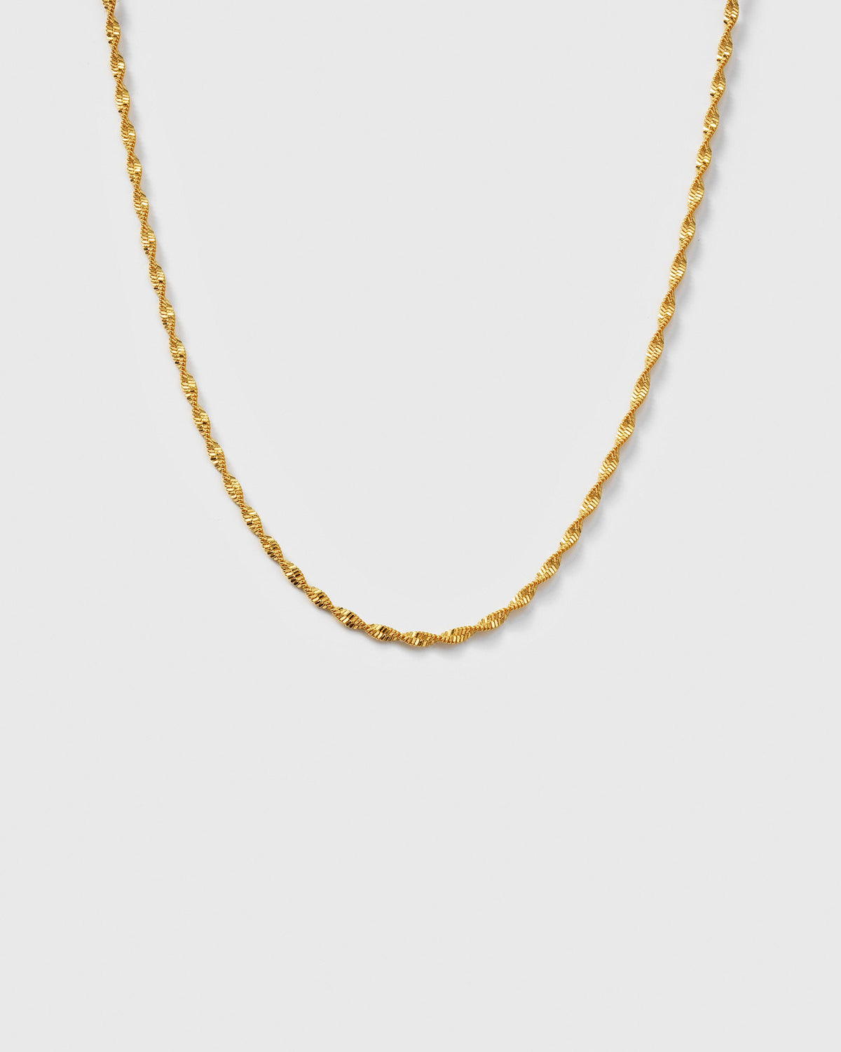 Herringbone Twisted Necklace Gold Syster P