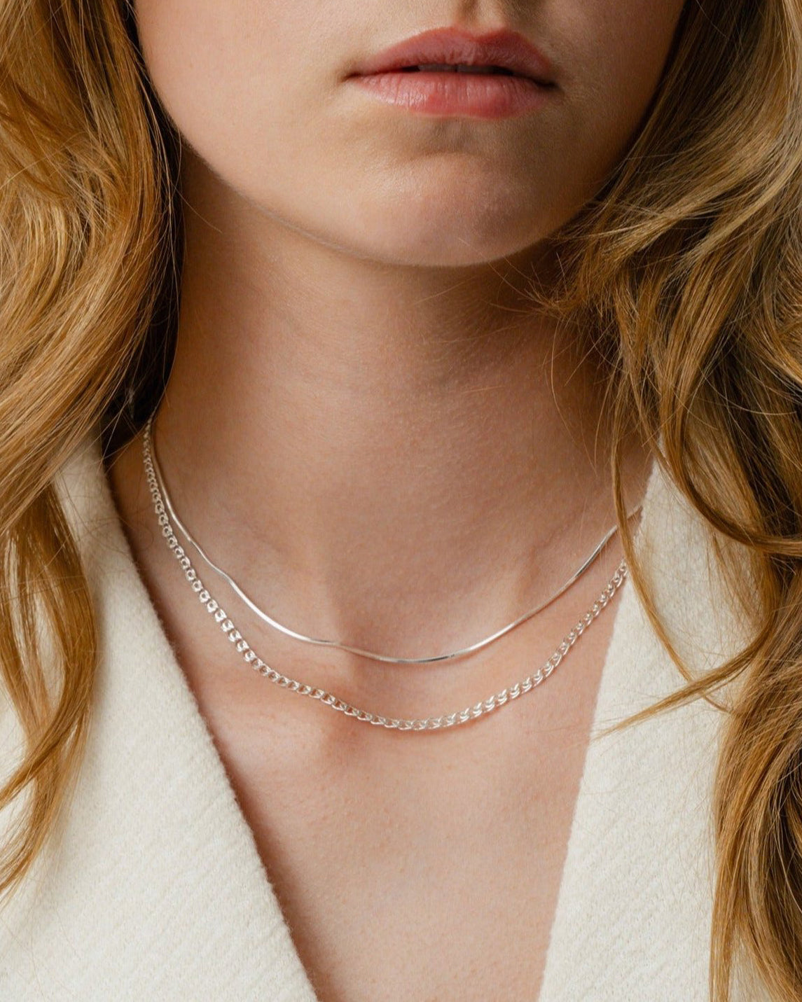 Sheer Love Necklace Silver Syster P