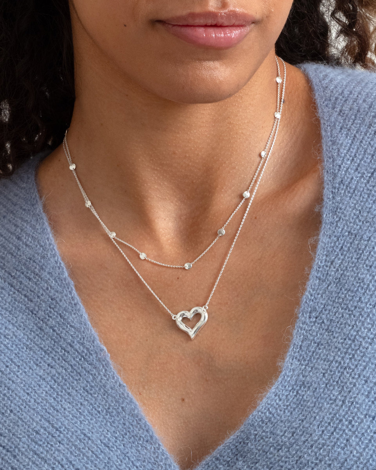 Solea Necklace Silver Syster P