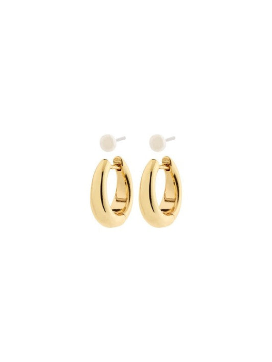 Starlight 2-in-1 Earring Set Gold Pilgrim