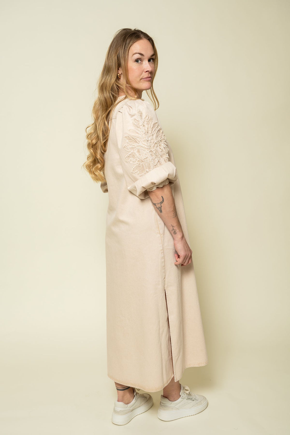 MelisseGO Dress Creme Washed Gossia