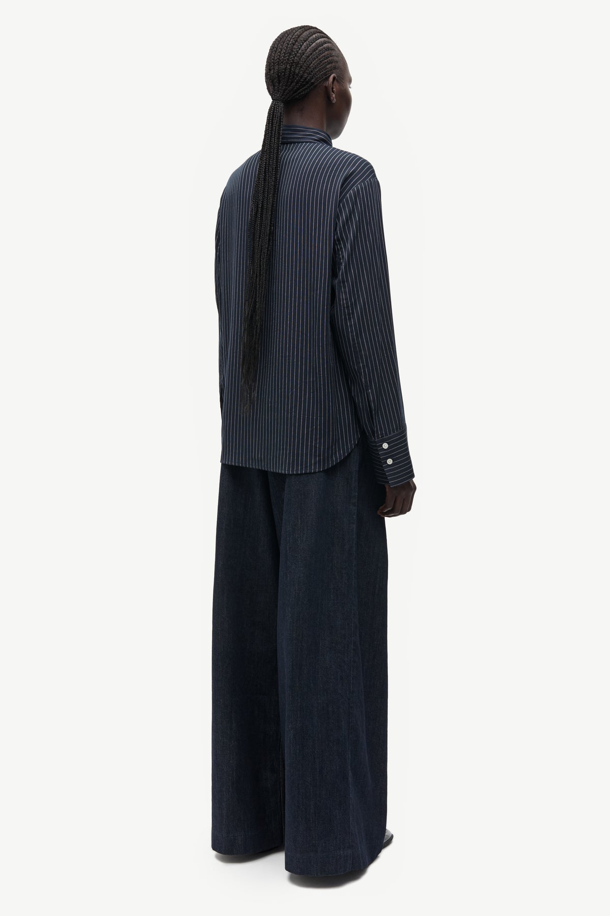 Saryanna Shirt 16067 Salute Pinstripe Samsoe Samsoe