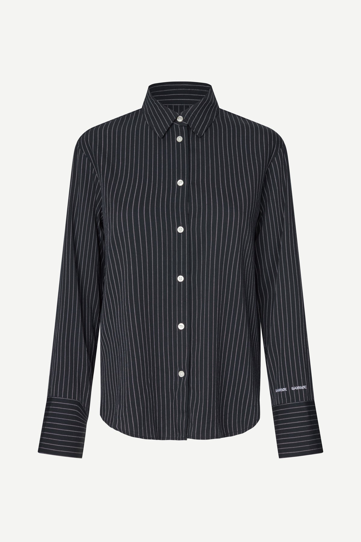 Saryanna Shirt 16067 Salute Pinstripe Samsoe Samsoe
