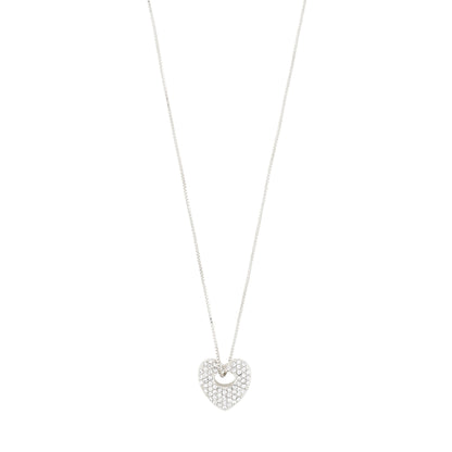 Dune Heart Necklace Silver Pilgrim