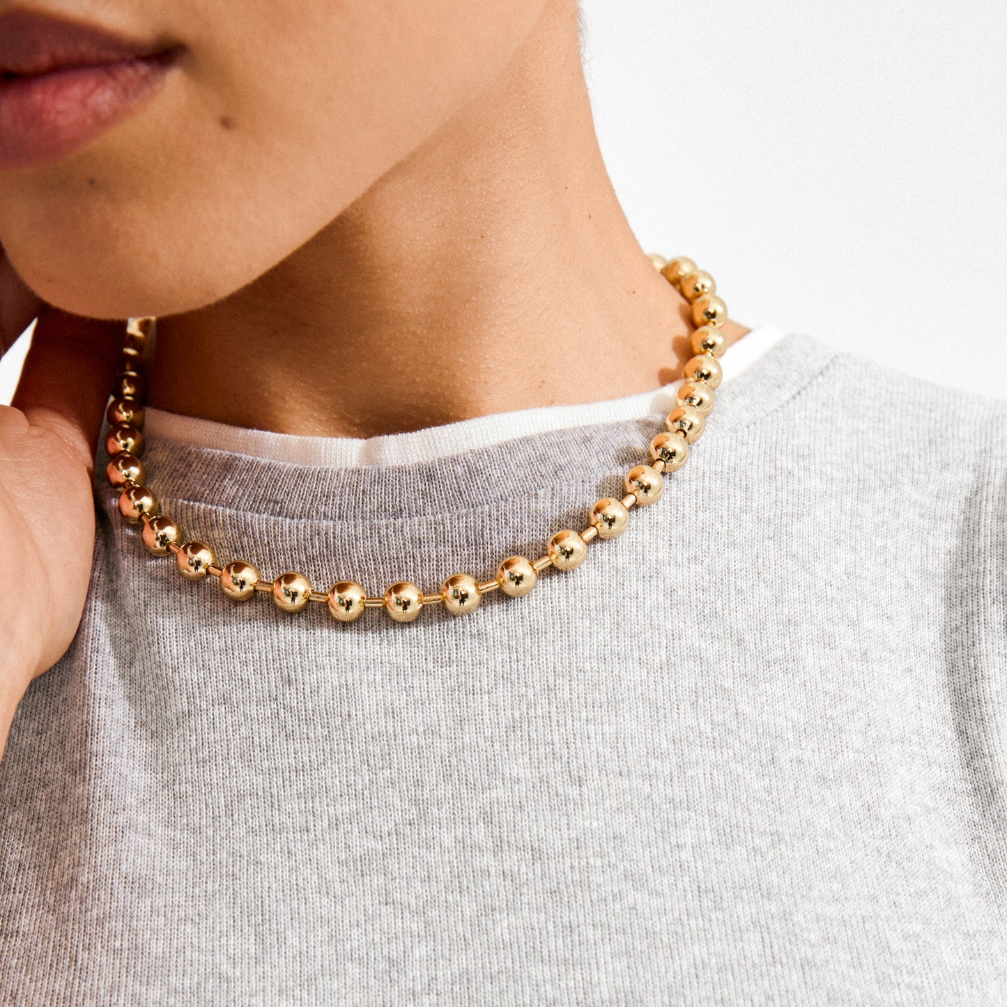 Air Necklace Gold Pilgrim