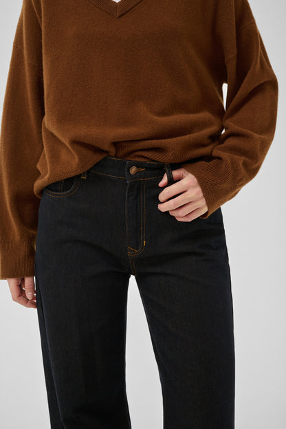 Oline Wide Jeans 186 Blue/ Brown My Essential Wardrobe