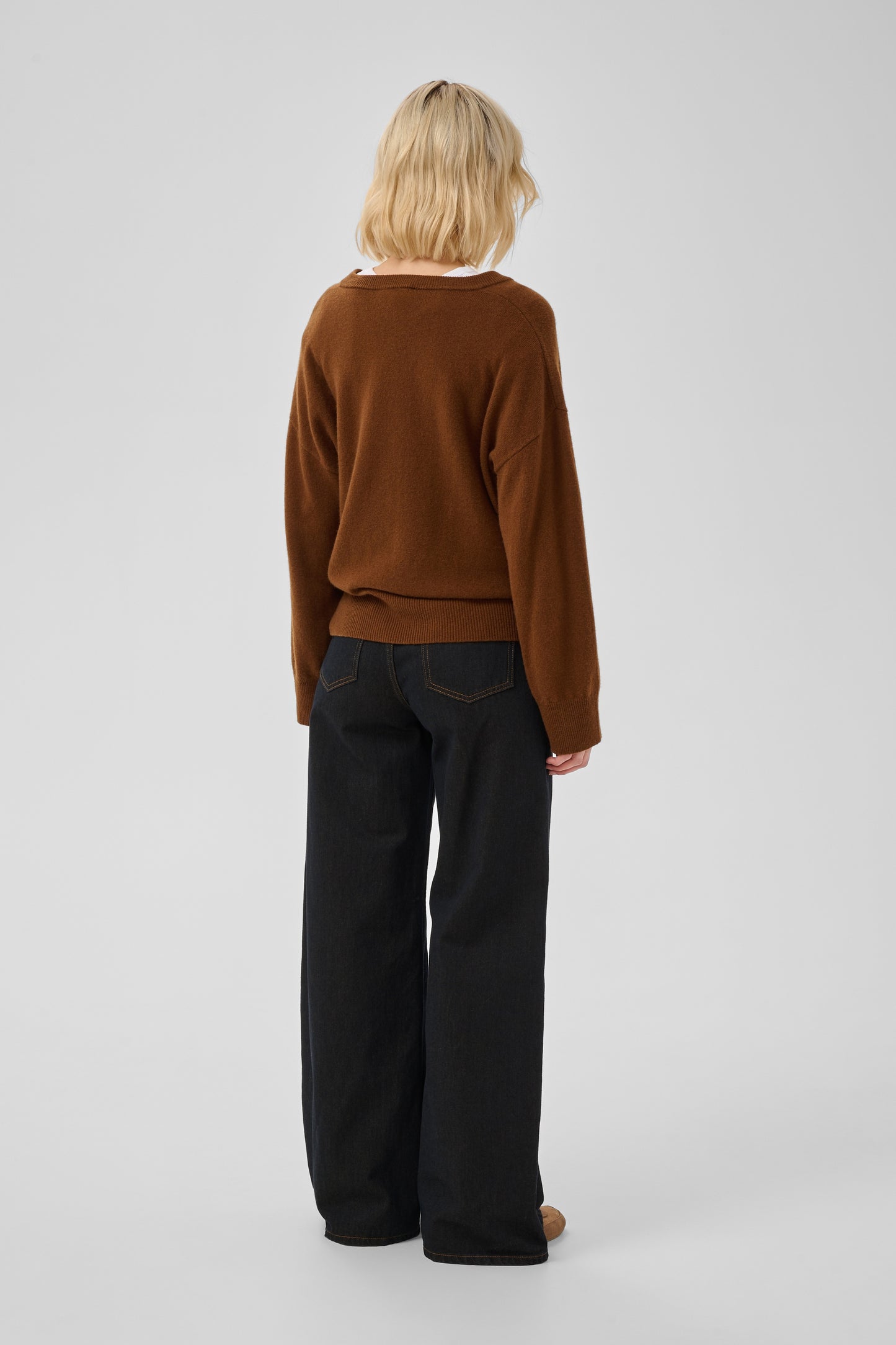 Oline Wide Jeans 186 Blue/ Brown My Essential Wardrobe
