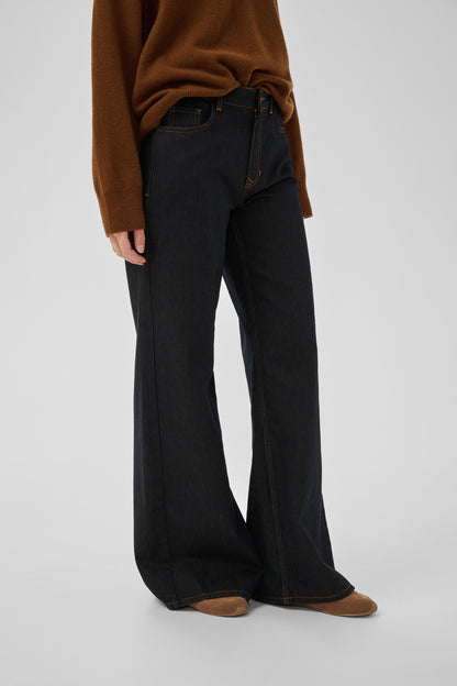 Oline Wide Jeans 186 Blue/ Brown My Essential Wardrobe