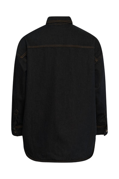 Sinna Denim Shirt 186 Blue Brown Un-Washed My Essential Wardrobe